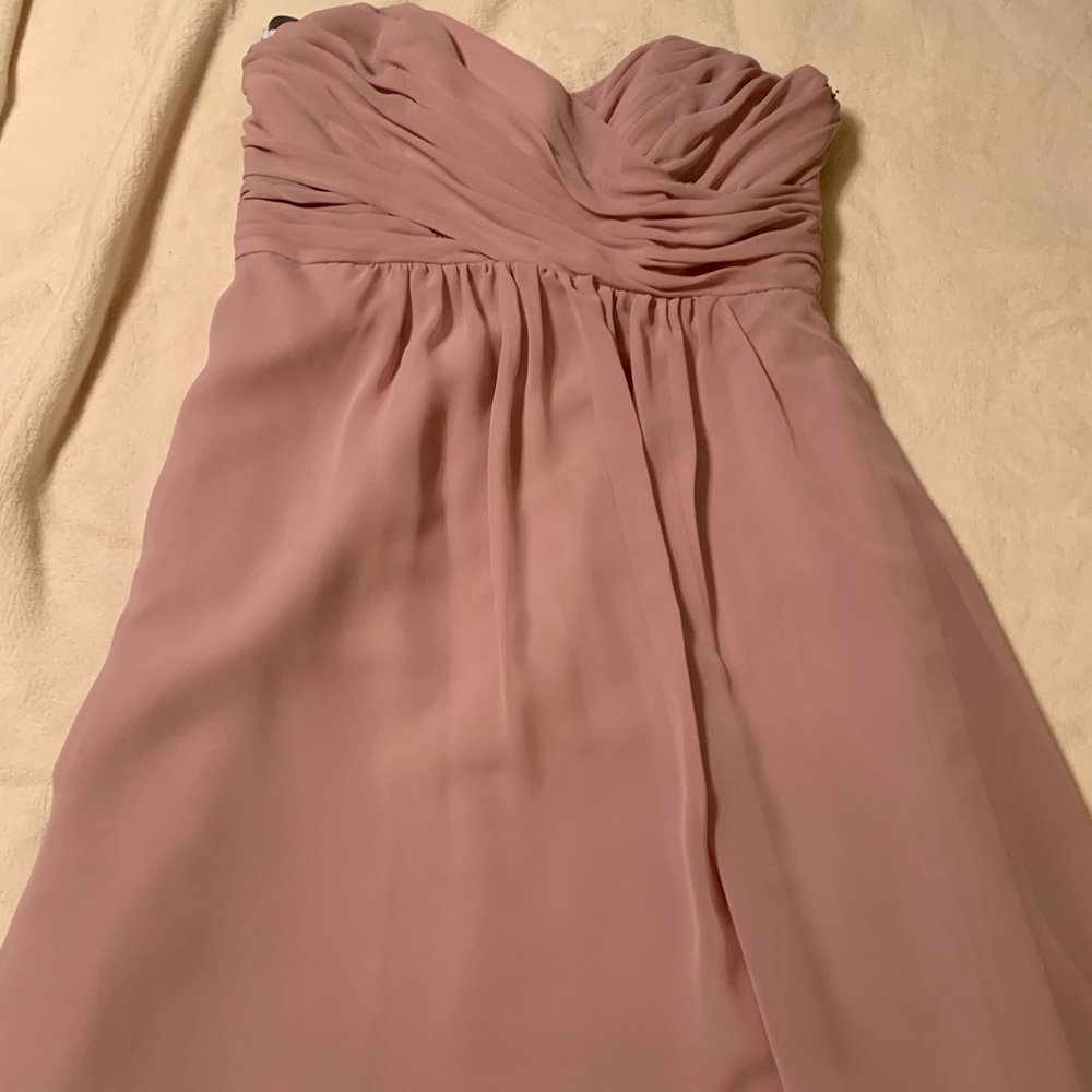Chiffon “bridesmaid” dress